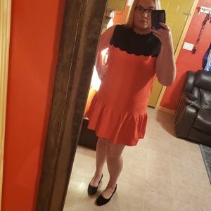 Nwt plus size Victoria Beckham mini dress